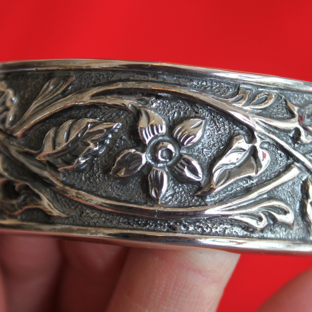 Hand Crafted Cuff Bracelet - Retired Silpada - Picture 2 of 3